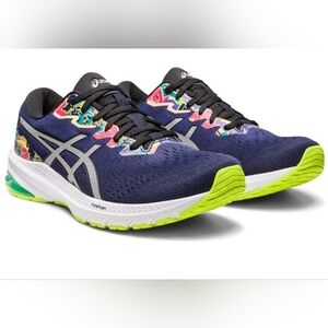 ASICS Women's GT-1000 11 Lite Show‎ Lime Zest Blue 10.5 Wide